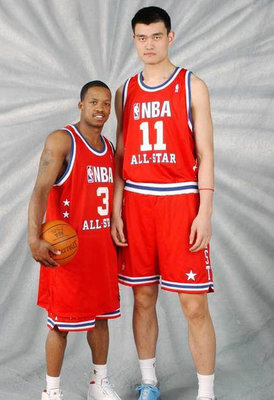 姚明NBA全明星回顧組圖:從青澀少年到