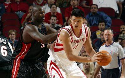 NBA內線大個子只會扣籃奧尼爾和姚明運球比你還牛