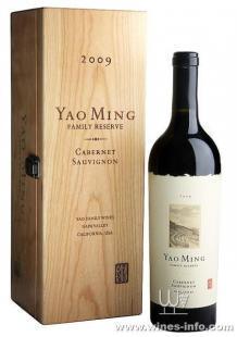 YAO M姚明那帕谷家族珍藏赤霞珠干紅葡萄酒2009_食品、飲料_世界工廠網中國產品信息庫